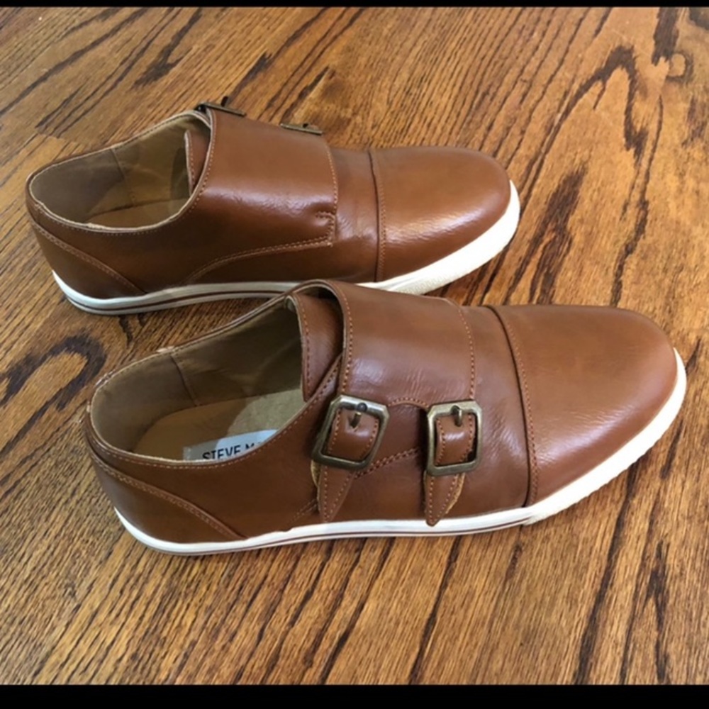 Steve Madden Brown Kids Dress Shoes